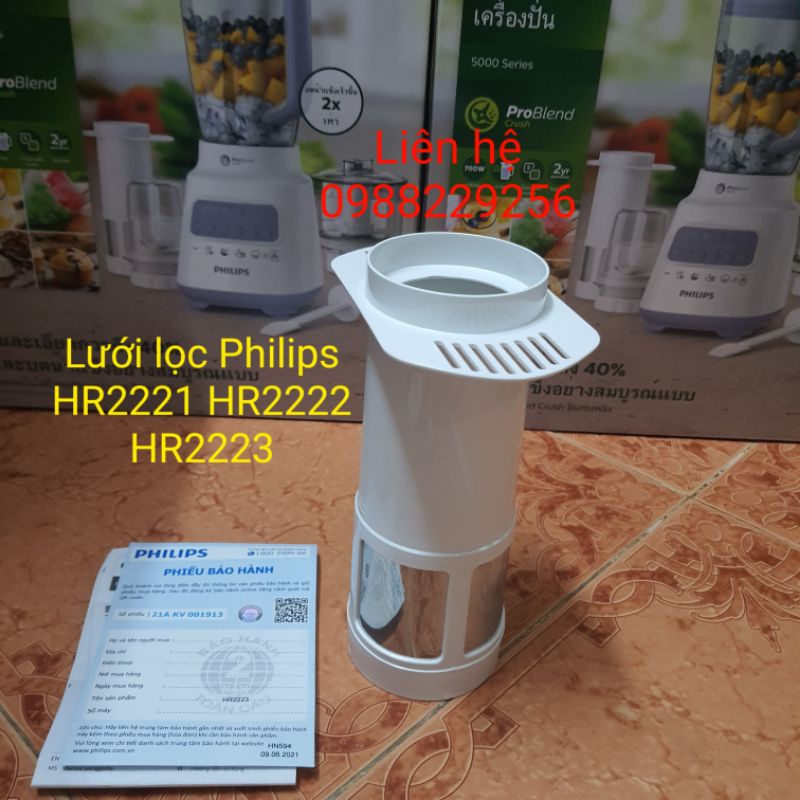 Linh kiện máy xay Philips chính hãng HR2221/ HR2223/ HR2222 hàng tách bộ