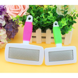 Lược chải lông cho chó mèo cán su