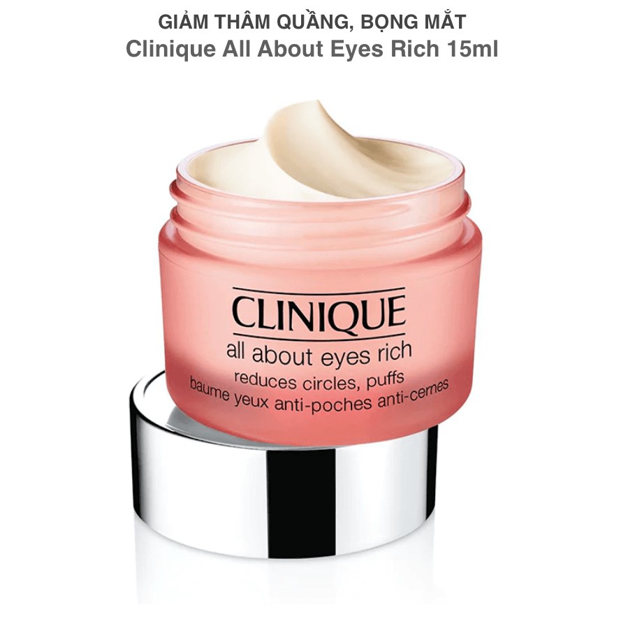 Kem Dưỡng Vùng Mắt Giàu Ẩm Clinique All About Eyes 15ml
