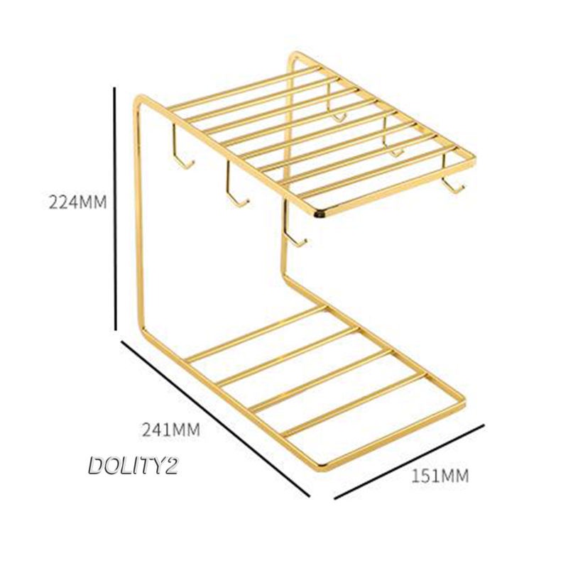 Giá đỡ hong khô cốc cà phê bằng sắt tiện dụng