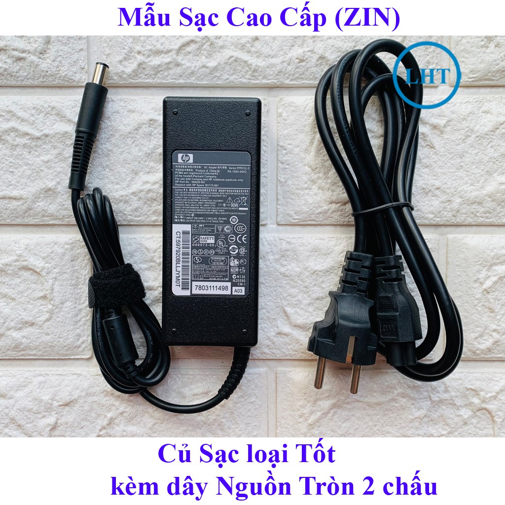SẠC Laptop HP 19V - 4.74A CHÂN KIM TO (Tặng kèm dây nguồn)