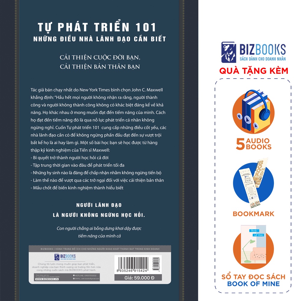 BIZBOOKS - Sách - Tự Phát Triển 101 - 101 Những Điều Nhà Lãnh Đạo Cần Biết - 1 BEST SELLER