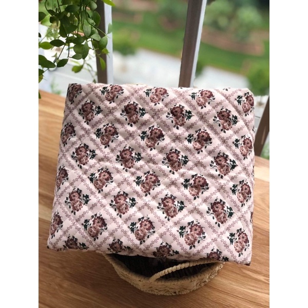 Vải cotton chần bông may chăn và đồ mùa đông cho bé siêu xinh