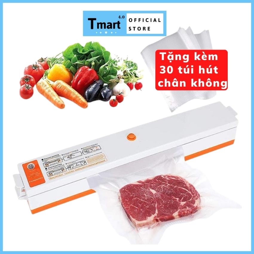 Máy hút chân không thực phẩm, Máy ép chân không kiêm hàn miệng túi freshpackpro loại 2 nút cao cấp - Tmart4.0