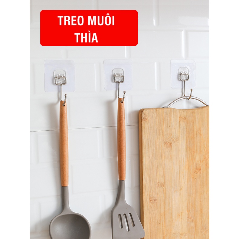 Móc dính tường mẫu mới nhất chịu lực 5kg móc dán tường siêu dính treo đồ