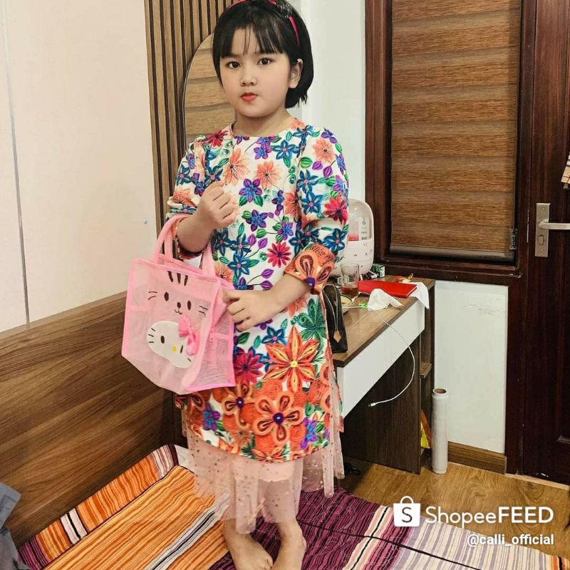 Áo dài Cách Tân cho bé Gái Hàng Đẹp