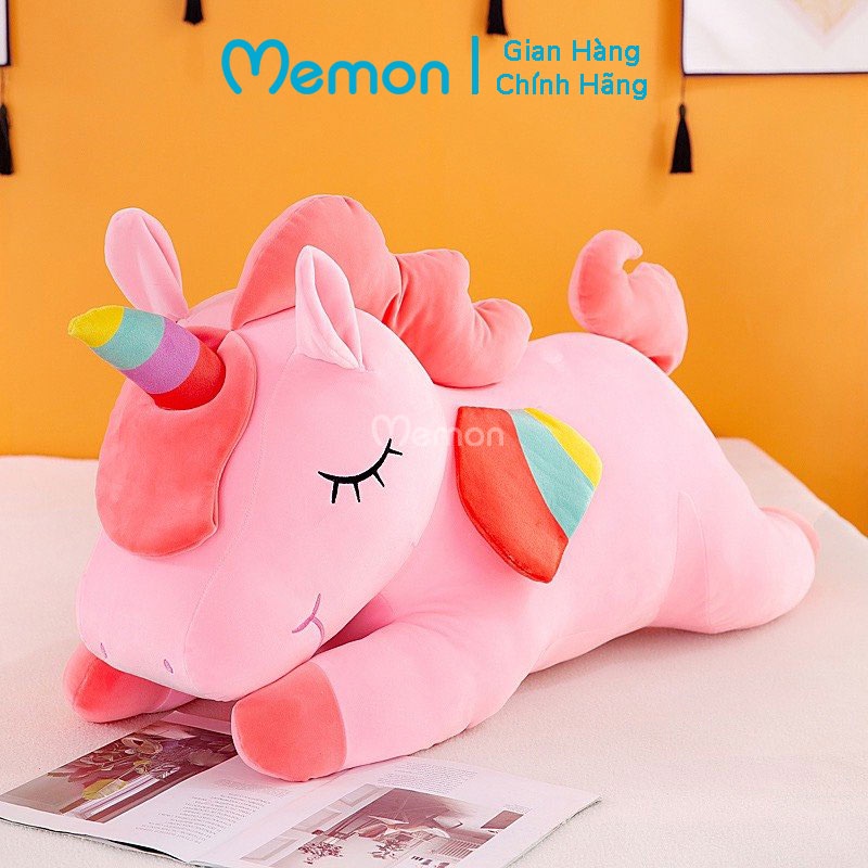 Gấu Bông Unicorn Nằm, Shop Memon Cao Cấp