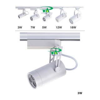 Đèn led thanh ray 3w - Đèn rọi ray 3w