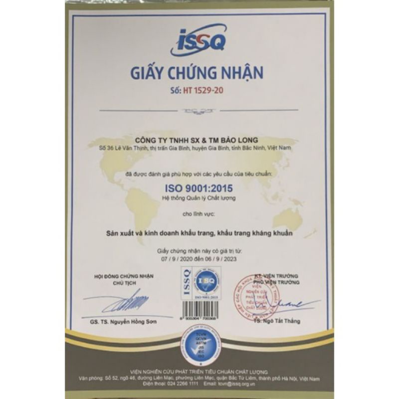 Gói 10 khẩu trang 4D-KF94 Bảo Long kháng khuẩn cao cấp