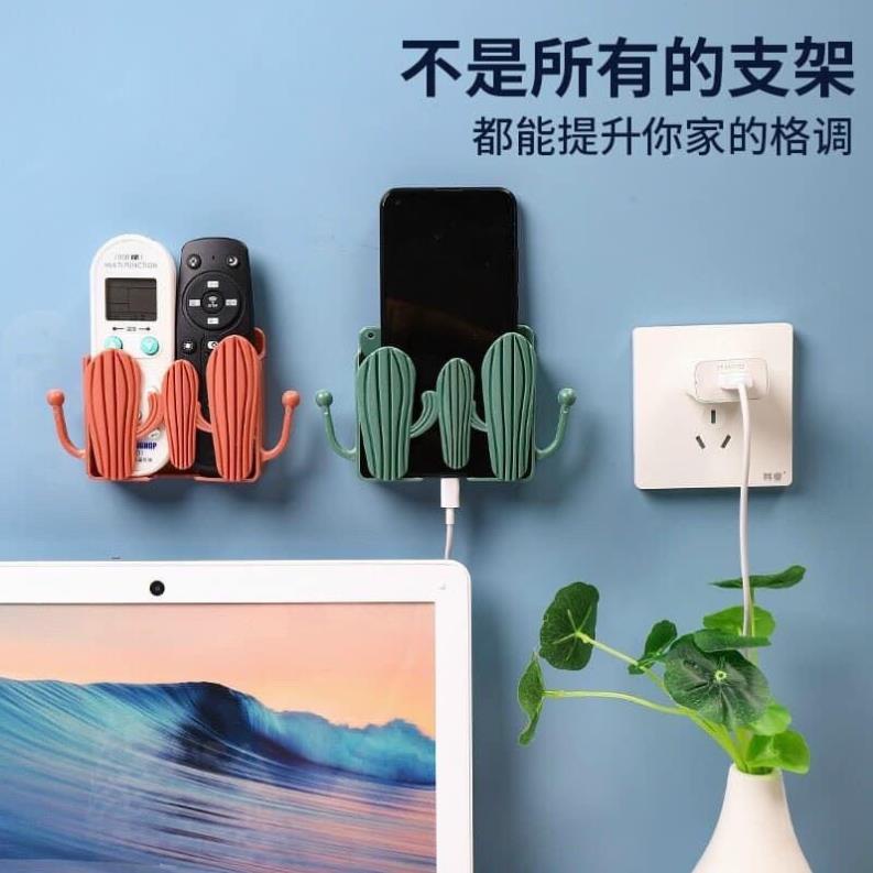 [FREESHIP] Kệ Dán Tường Để Remote, Để Đồ Đa Năng Hình Xương Rồng