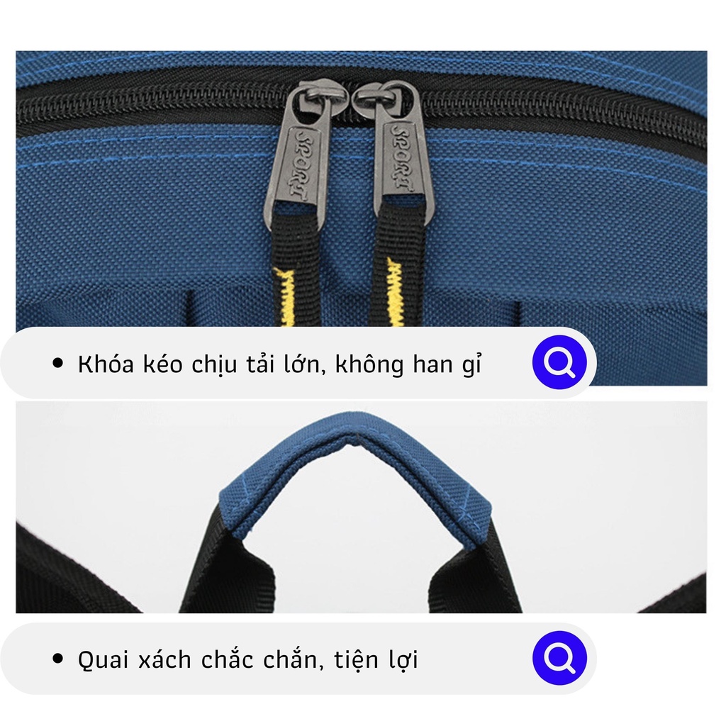 Balo đựng đồ nghề cơ khí vải oxford chống thấm nước, túi kỹ thuật VUATUI