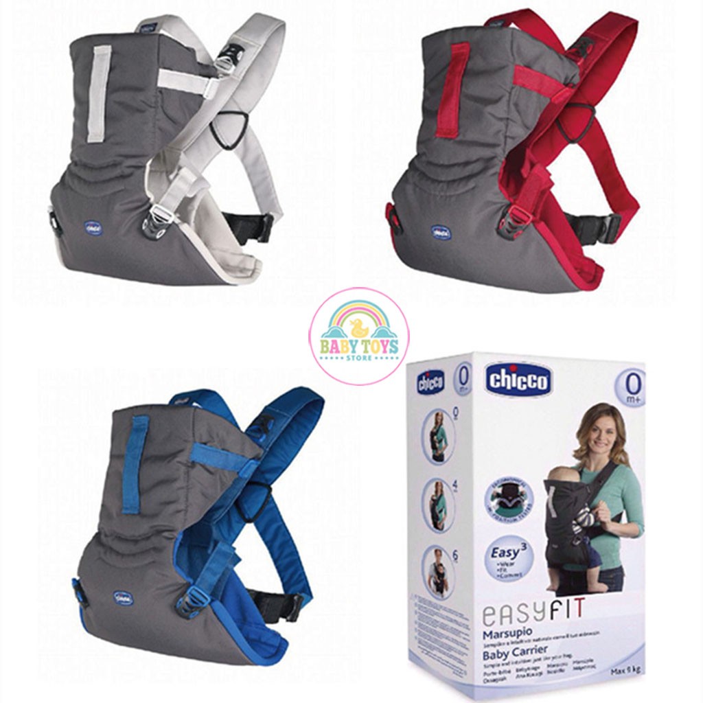 Địu Trẻ Em Chicco Easyfit Baby Carrier Max.9kgs, Dễ Mặc, Dễ Điều Chỉnh Và Dễ Gập Gọn Mang Đi (Hàng Âu)