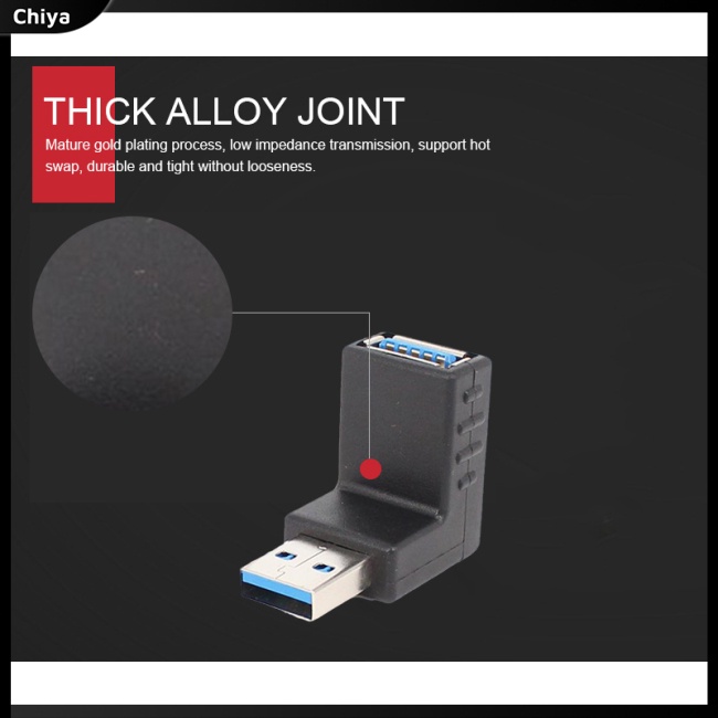 Đầu Chuyển Đổi Usb 3.0 Sang Usb 3.0 Chữ L Tiện Dụng