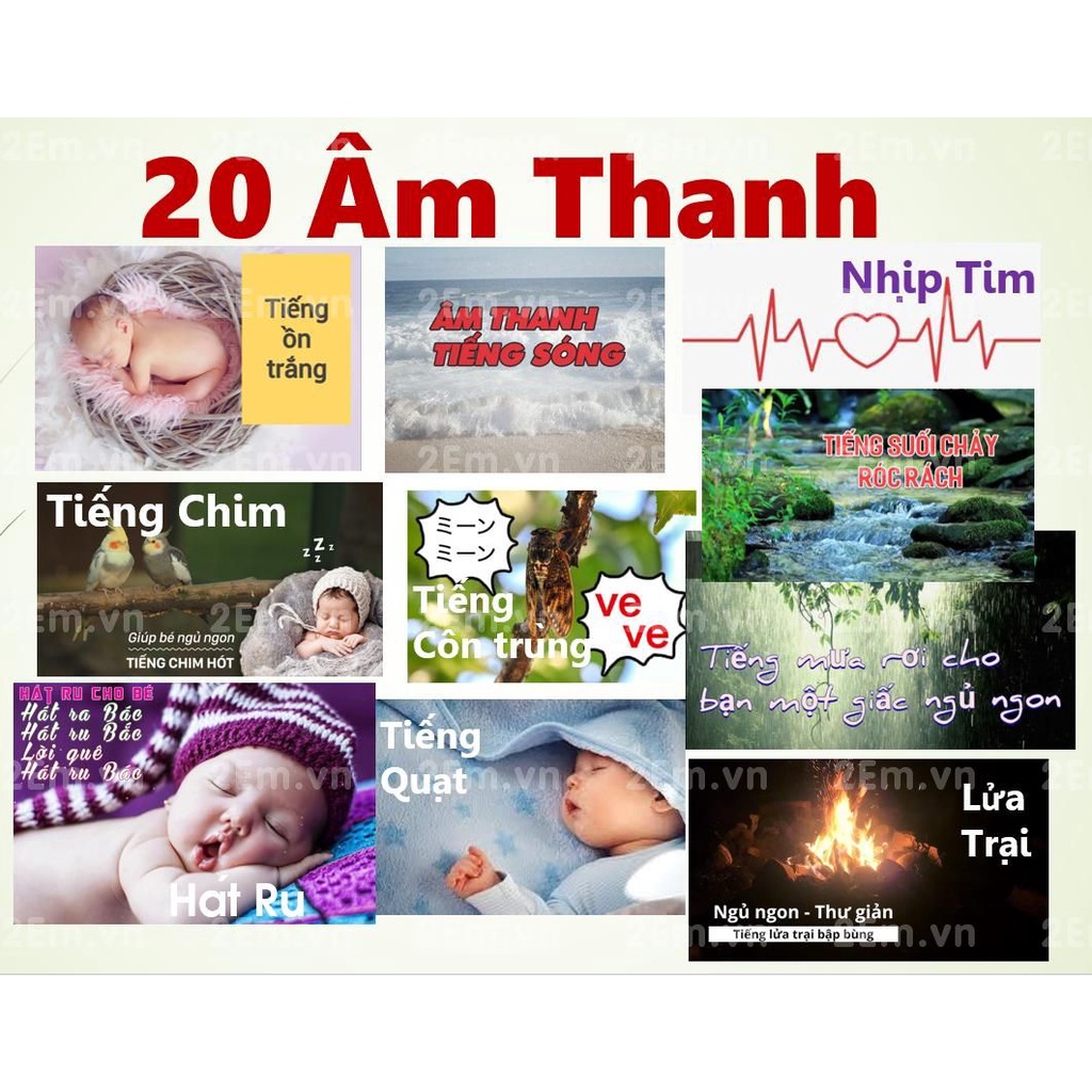 App Nghe Tiếng Ồn Trắng - Bằng thiết bị của bạn (white noise tạo tiếng ru giúp bé ngủ ngon,sâu giấc)