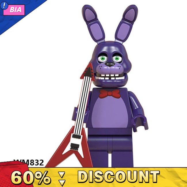 FNAF series compatible Fazbear,Bonnie,Chica,Foxy,Freddy minifigures for kids lego toys