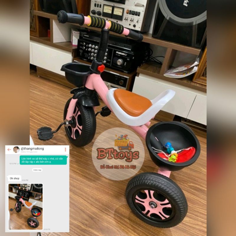 Xe 3 bánh, Xe bàn đạp có yên da dành cho trẻ em từ 2-5 tuổi