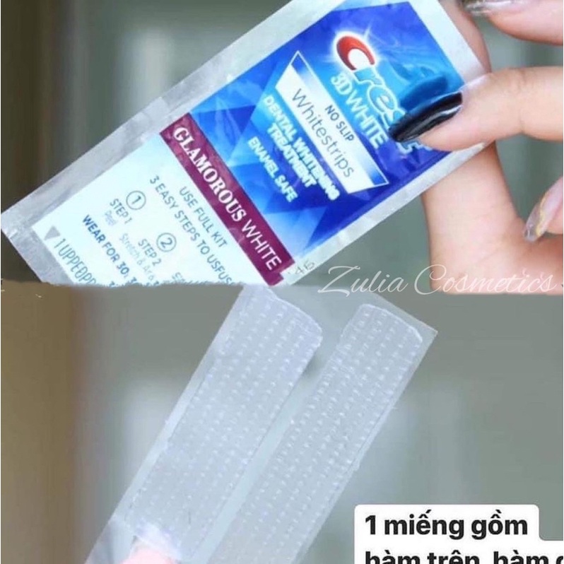 [FREE SHIP] Miếng Dán Trắng Răng 3D Crest Xịn