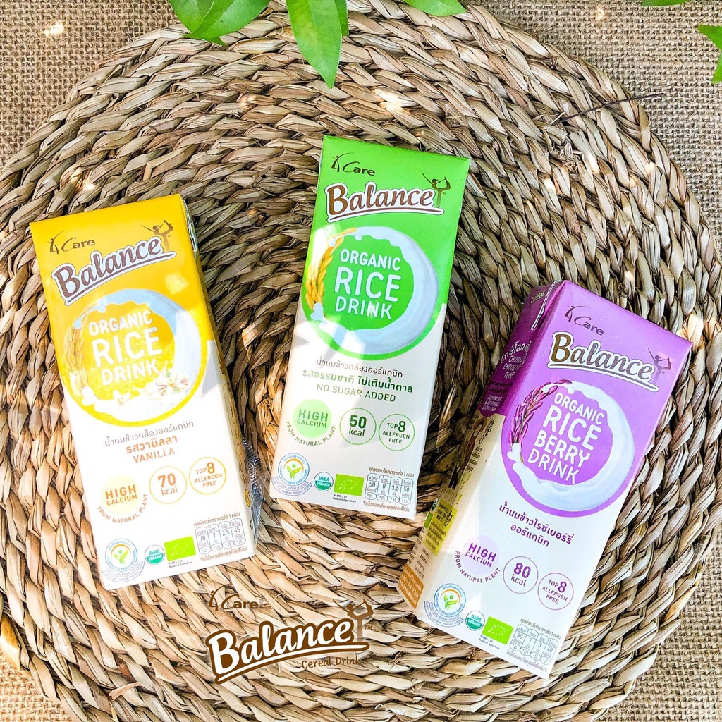 SỮA GẠO HỮU CƠ 4CARE BALANCE 180ml