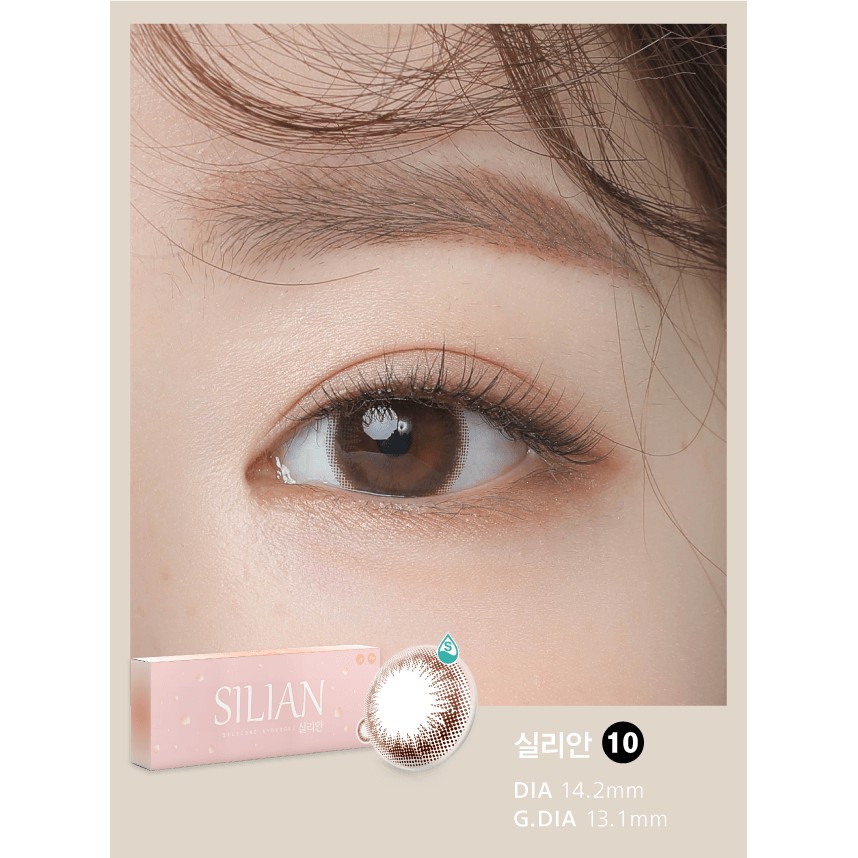 Kính Áp Tròng Màu Nâu Hạt Dẻ ANN365 Hàn Quốc 1 Ngày (10 Chiếc) Ann Silian