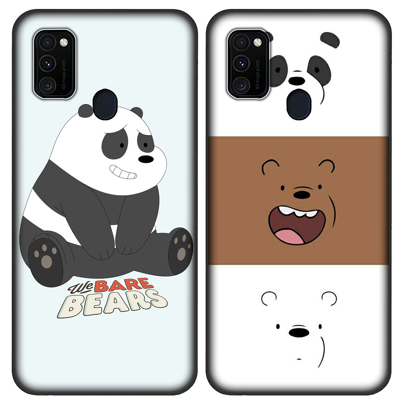 Ốp Điện Thoại Silicon Mềm In Hình We Bare Bears Dễ Thương Cho Samsung Galaxy A9 J4 Plus Core J2 Prime 2018 + J4plus