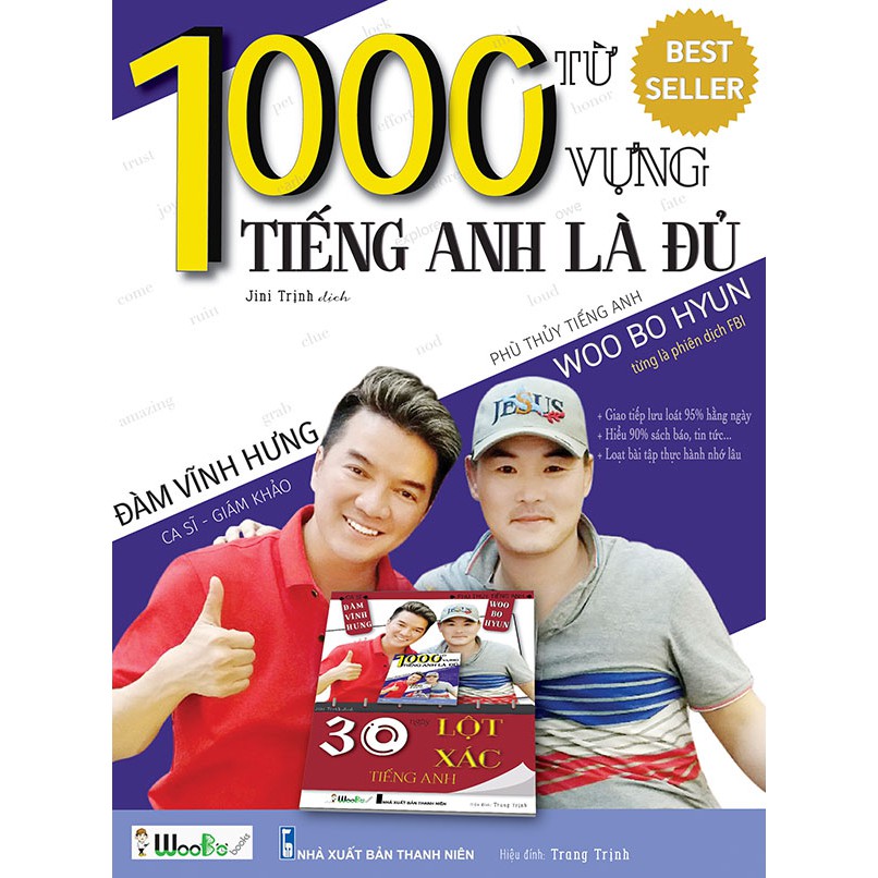 Sách - 1000 từ vựng tiếng Anh là đủ - Woo Bo Hyun