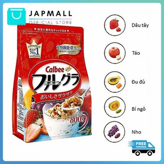 Ngũ cốc calbee sấy khô nội địa nhật bản 800g jpmartofficial