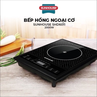 Bếp hồng ngoại Sunhouse đơn SHD6011 không kén nồi, BH chính hãng 12 tháng