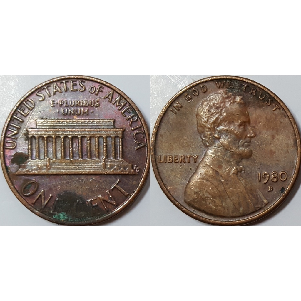 Đồng xu 1 Cent Mỹ  1959-1982
