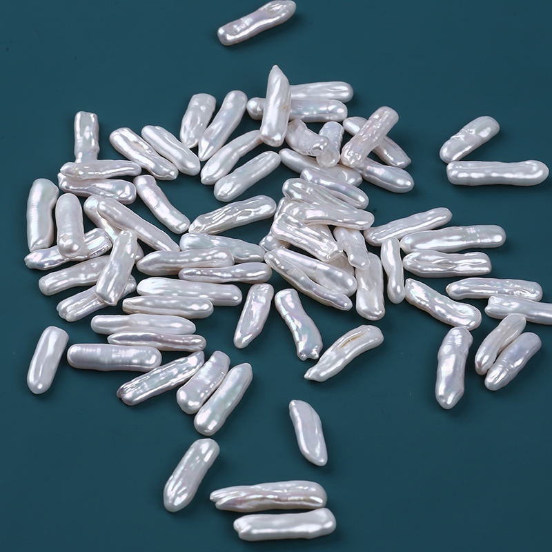 Chuỗi Hạt Ngọc Trai Nước Ngọt Tự Nhiên 6 * 25mm