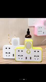 Ổ Chia Điện Có Đèn Ngủ Và Cổng USB.