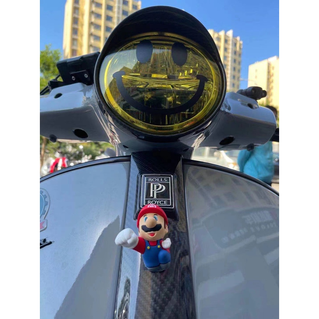 Piaggio VESAP Mario Motorcycle Suction Cup Sticker GTS300 GTV Primavera Sprint 150 Logo Nameplate Sticker Modification