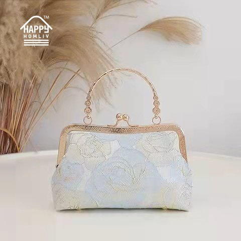 Túi xách đeo chéo mini HAPPY HOMLIV Túi Xách Nữ đi tiệc phong cách retro kiểu mới cho nữ Ví Mini dự tiệc