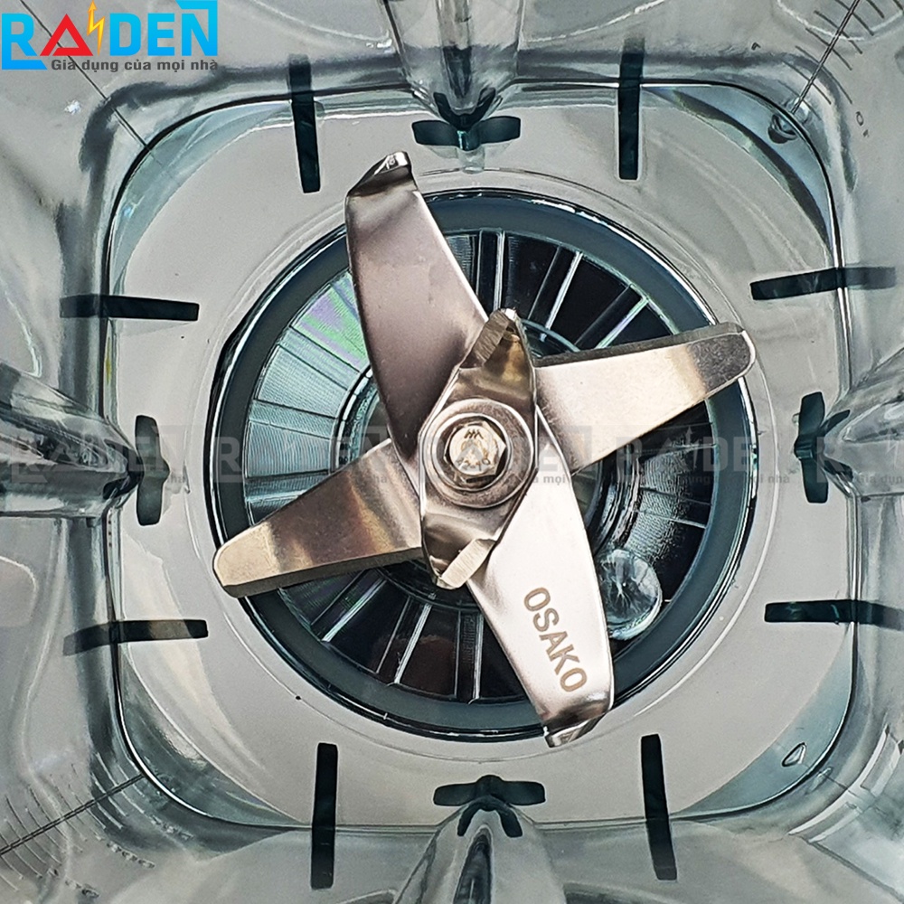 Máy xay sinh tố công nghiệp Osako OS-1800 công suất 1800W, cối kháng vỡ 2L