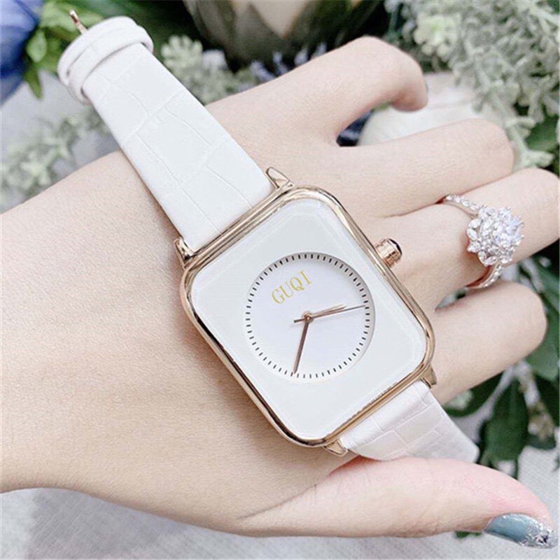 ĐỒNG HỒ NỮ HAZO GOGI 445 DÂY DA HOT TREND DỄ THƯƠNG CỰC ĐẸP | BigBuy360 - bigbuy360.vn