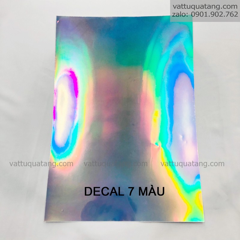 Decal 7 màu, gương, xước, bóng