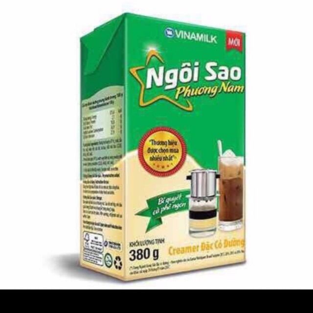 Sữa đặc ngôi sao phương nam hộp giấy 380g