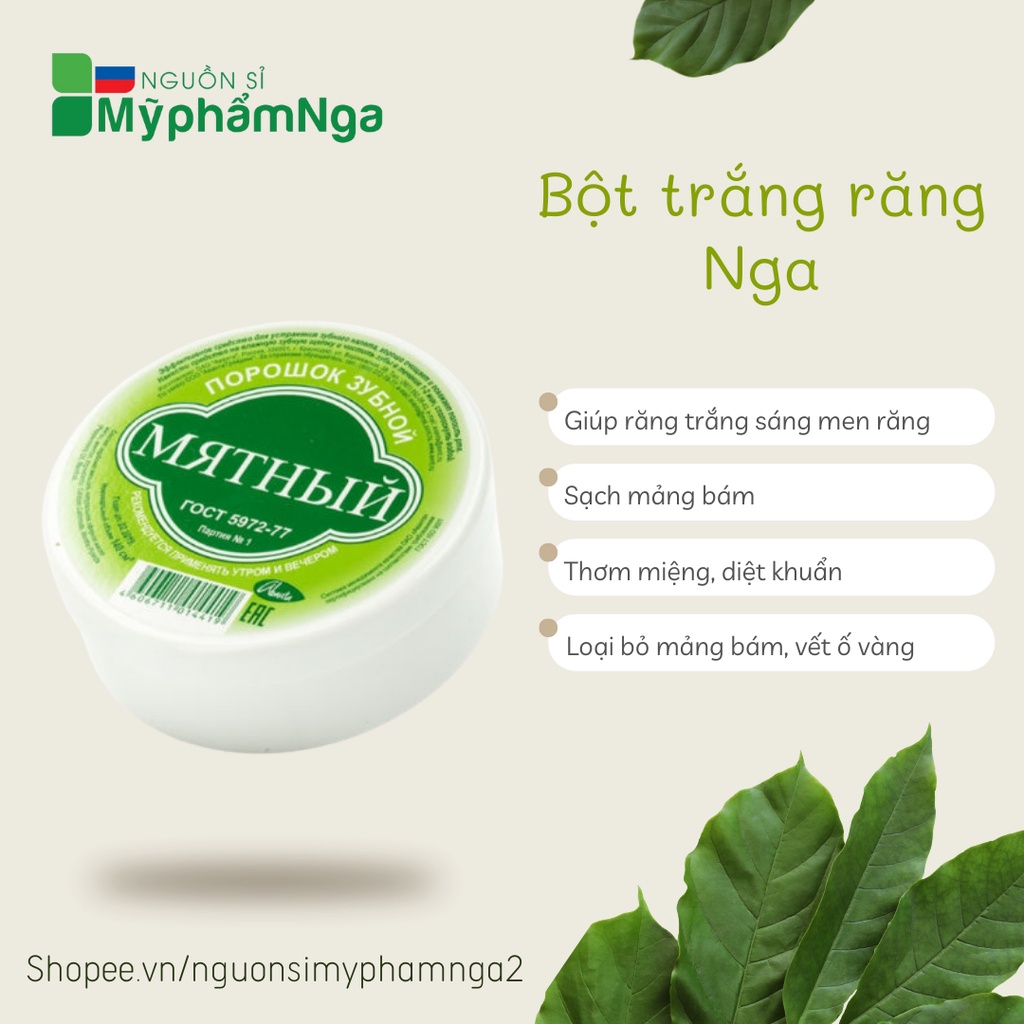 Bột trắng răng Nga