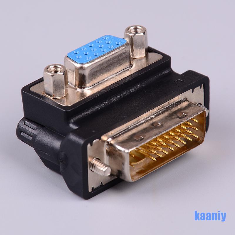 Đầu Chuyển Đổi Dvi-I 24 + 5 Pin Male Sang Vga 15 Pin Female 90 Độ | BigBuy360 - bigbuy360.vn