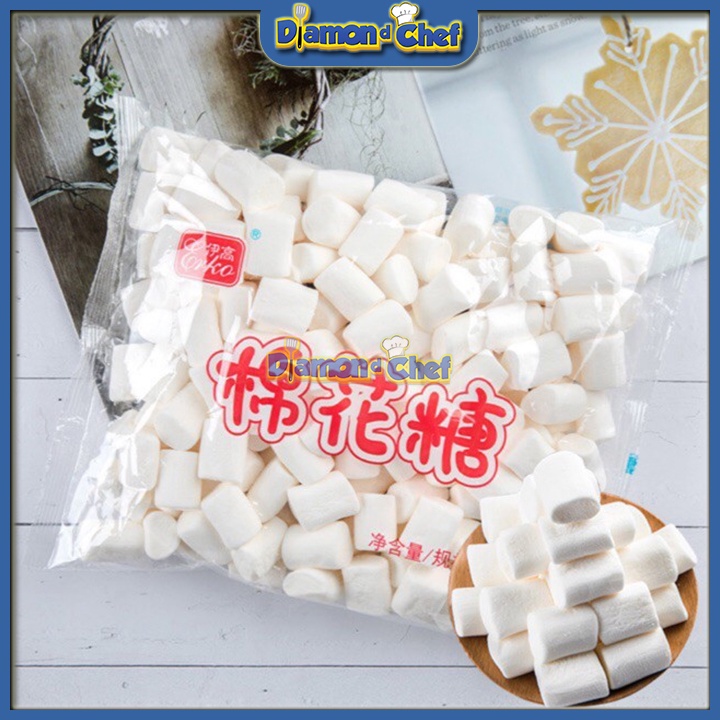 500g Kẹo dẻo marshmallow / Kẹo Bấc làm kẹo nougat, bánh quy