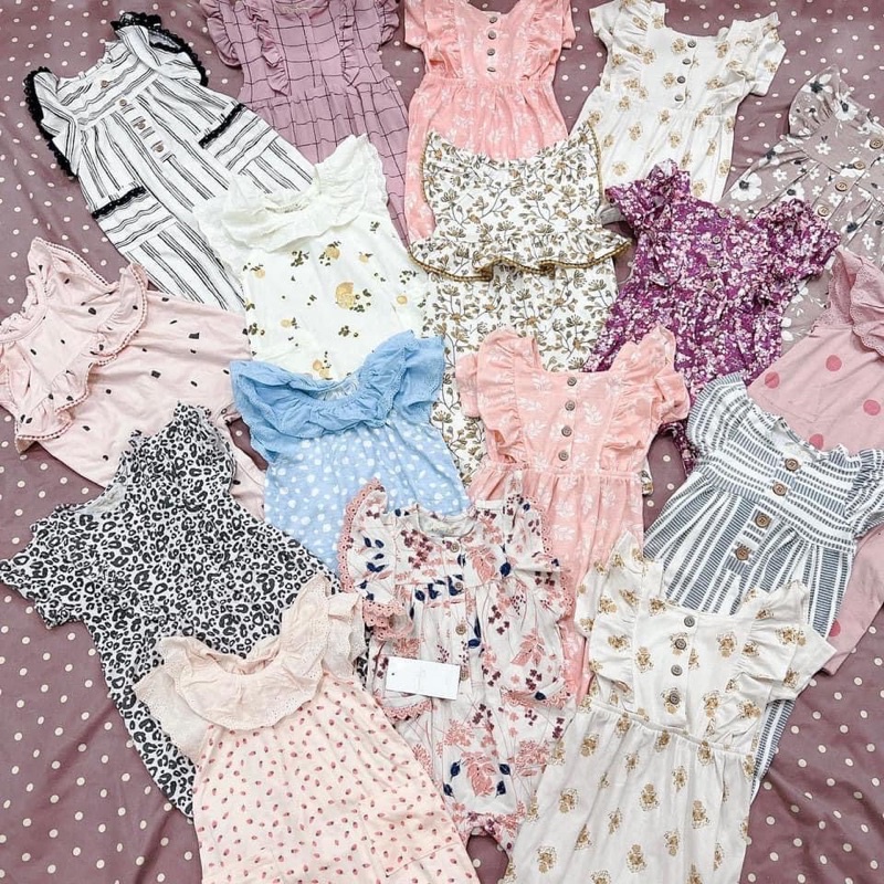 Romper xinh cho bé gái