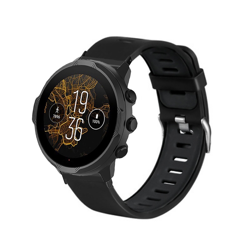 Dây Đeo Thay Thế Chất Liệu Silicon Màu Trơn Chống Thấm Nước Cho Suunto9 / Suunto7 / D5i