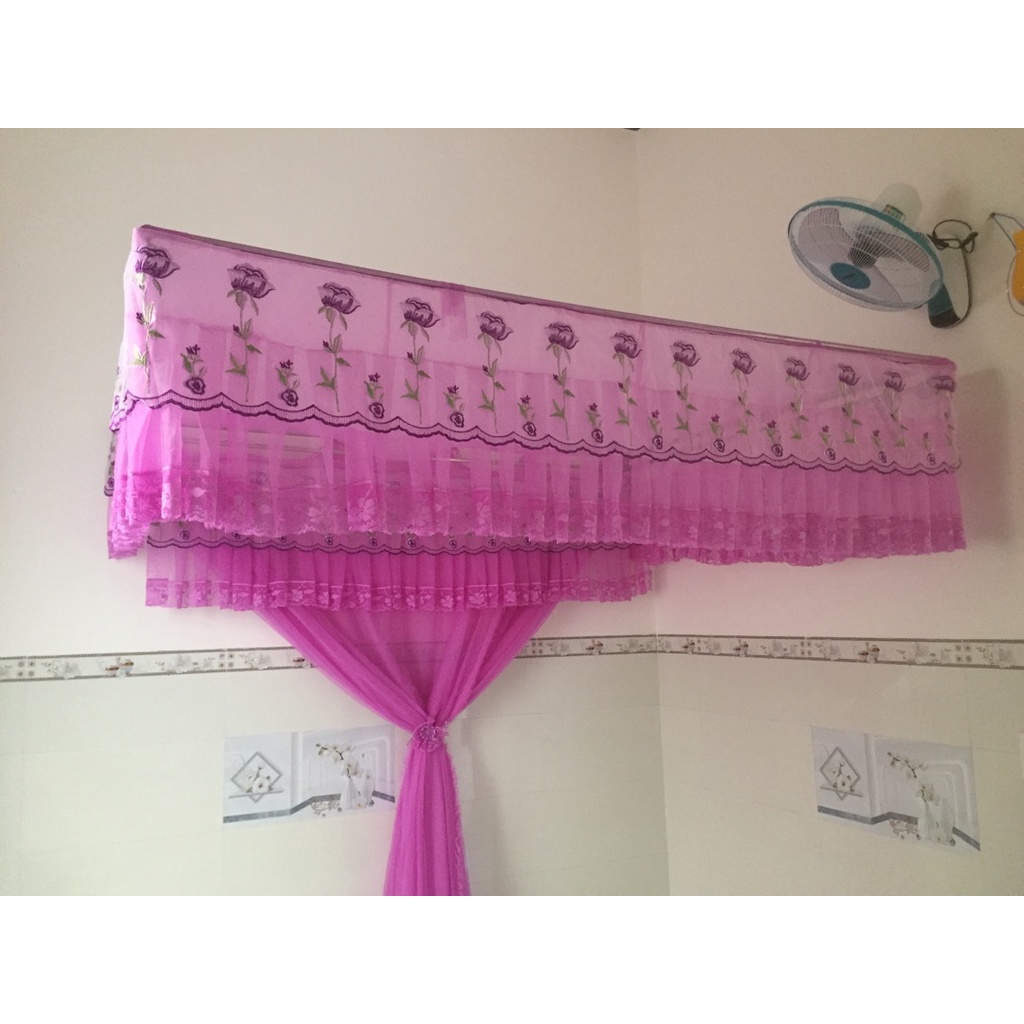 Màn khung tuyn lạnh đẹp mê hồn 1m4x2m