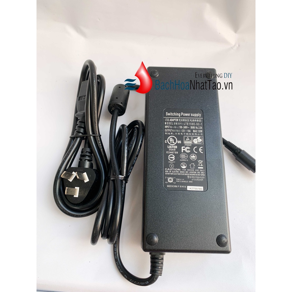 Nguồn Adapter LTE 12v-10a 120W