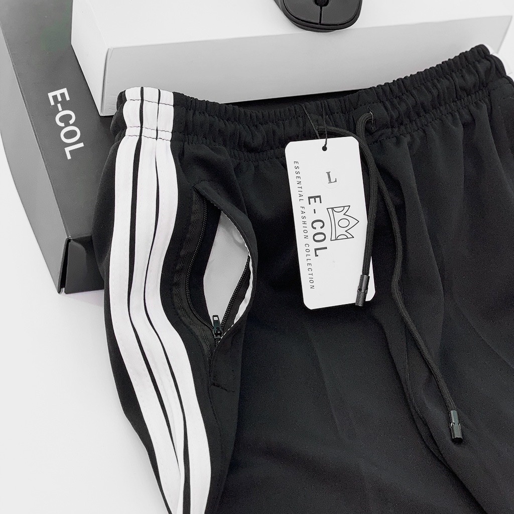 Quần jogger thể thao cho cả nam và nữ,Quần nỉ 3 Sọc vải poly cao cấp dày đẹp form chuẩn co giãn tối đa