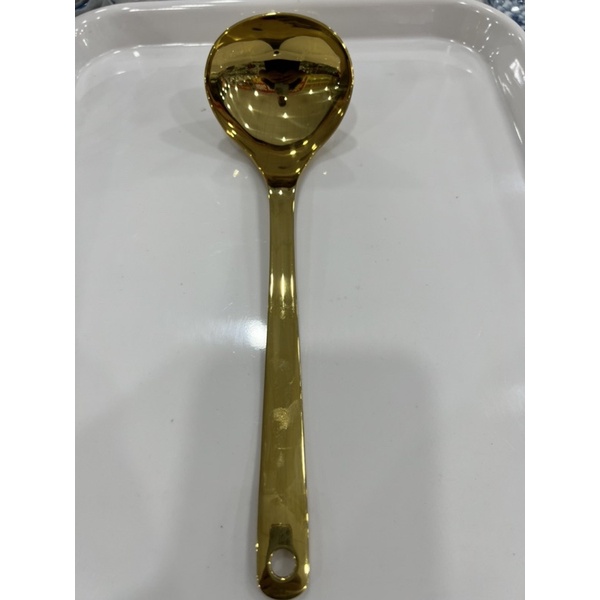 Vá múc canh inox 304 titan vàng 18/10 sang trọng đẳng cấp tiện dụng an toàn