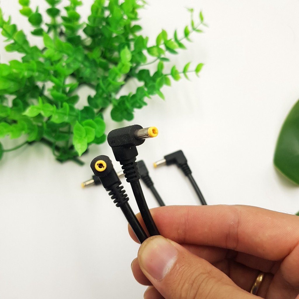 Dây DC Đực 4.0x1.7MM Dài 7CM Loại Cong DC4.0*1.7MM dùng chuyển nguồn - ShopLinhkienM2M