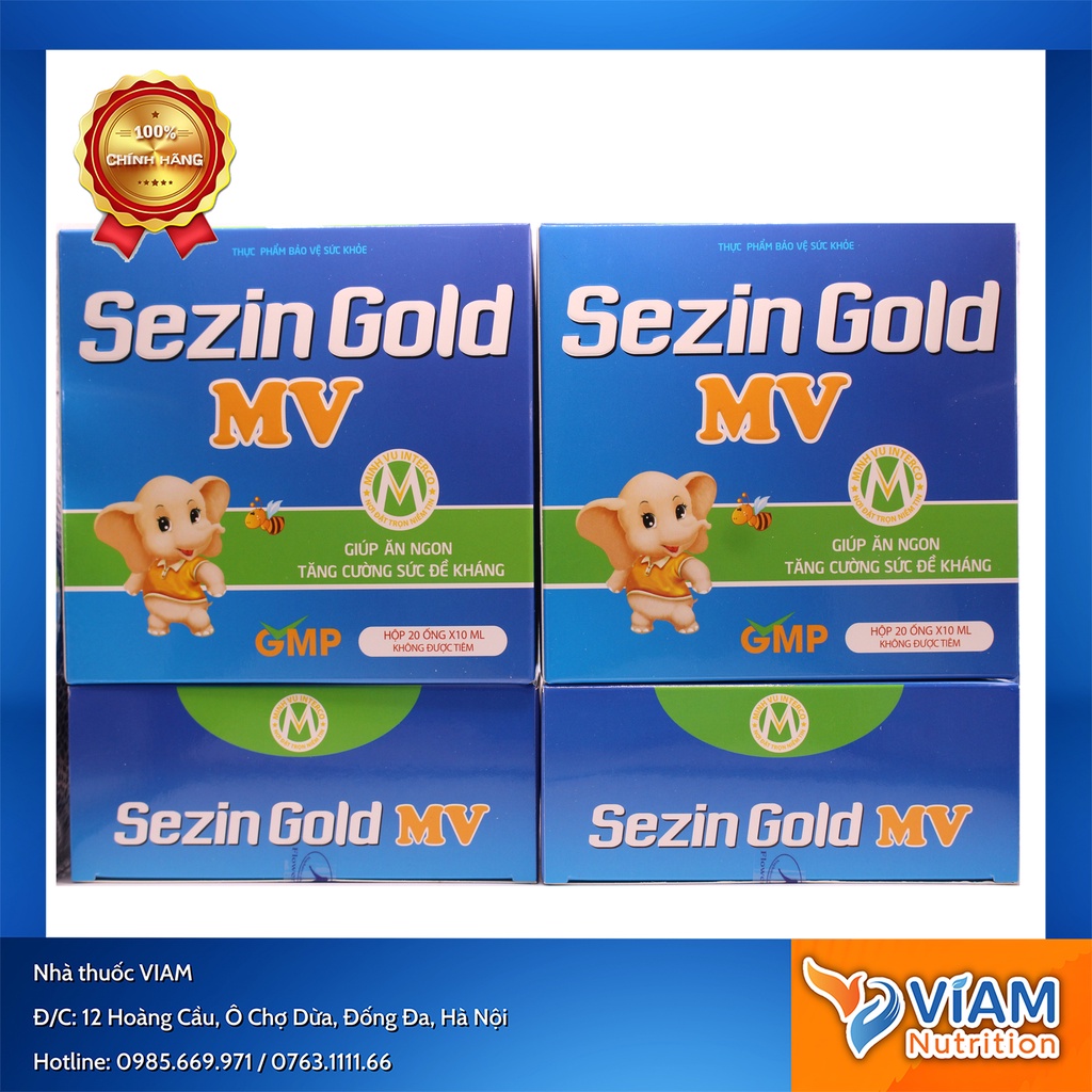 Ăn ngon, tăng hấp thụ dưỡng chất, tăng đề kháng - Sezin Gold MV