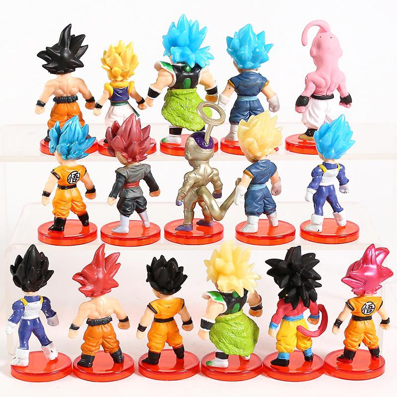 Bán Rời Mô Hình 16 Nhân Vật Dragon Ball Z Mẫu 02 - Cao 7-8cm