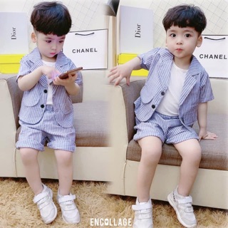 Sét vest hè mặc đi chơi cho bé trai hot 2020