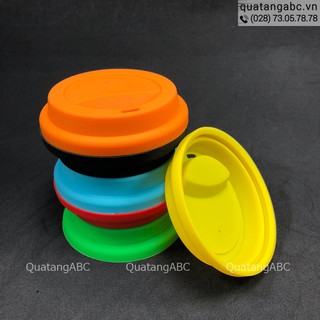 Combo 10 cái Nắp đậy ly tách cốc bằng nhựa silicone silicon chịu nhiệt chống nóng